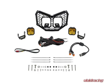 Diode Dynamics Stage Series Pro Yellow Combo LED Grille Kit Can-Am Maverick X3 2017-2024 - DD7883