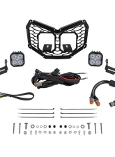 Diode Dynamics Stage Series Sport White Fog LED Grille Kit Can-Am Maverick X3 2017-2024                                     - DD7880 - Image 3