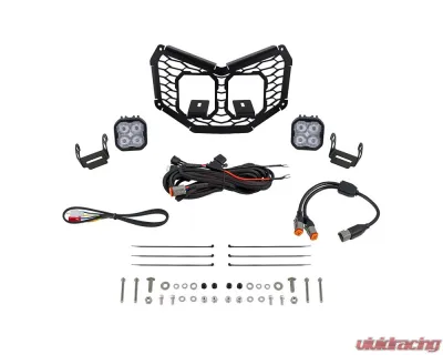 Diode Dynamics Stage Series Sport White Fog LED Grille Kit Can-Am Maverick X3 2017-2024 - DD7880