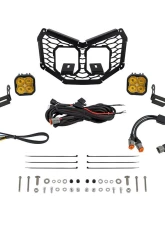 Diode Dynamics Stage Series Sport Yellow Fog LED Grille Kit Can-Am Maverick X3 2017-2024                                     - DD7881 - Image 3