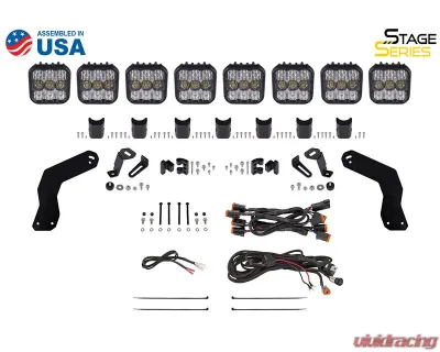 Diode Dynamics SS5 Pro CrossLink Roof White Combo Lightbar Kit Can-Am Maverick X3 2017-2018 - DD7892