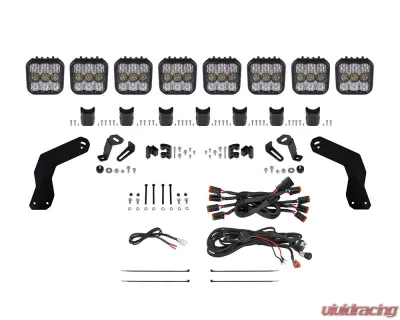 Diode Dynamics SS5 Pro CrossLink Roof White Combo Lightbar Kit Can-Am Maverick X3 2017-2018 - DD7892