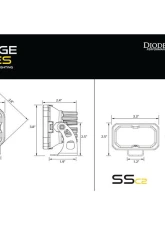 Diode Dynamics  Stage Series Ditch Light Bracket Kit Toyota Tacoma 2024+                                     - DD7933P - Image 3