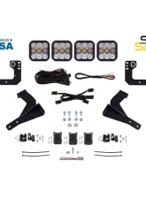 Diode Dynamics SS5 Grille CrossLink Lightbar Kit Sport Yellow Combo Toyota Tacoma 2024+                                     - DD8028 - Image 4