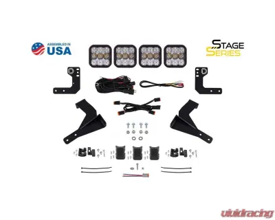 Diode Dynamics SS5 Grille CrossLink Lightbar Kit Sport Yellow Combo Toyota Tacoma 2024+ - DD8028