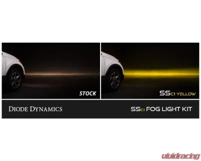 Diode Dynamics  SSC1 LED Fog Light Kit (Yellow SAE) Ford Ranger Raptor 2024-2025 - DD8056