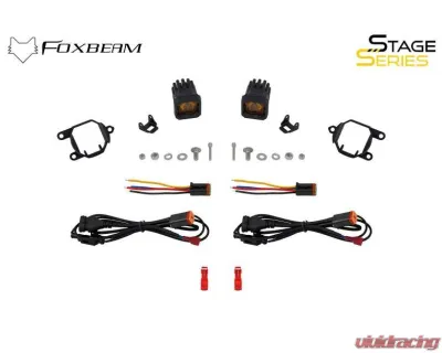 Diode Dynamics  SSC1 LED Fog Light Kit (Yellow SAE) Ford Ranger Raptor 2024-2025 - DD8056