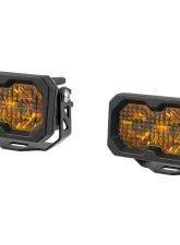 Diode Dynamics C2 2.0 Sport Yellow Driving Standard ABL Pair                                     - DD8089P - Image 8