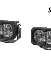 Diode Dynamics C2 2.0 Sport White Flood Standard ABL Pair                                     - DD8095P - Image 2