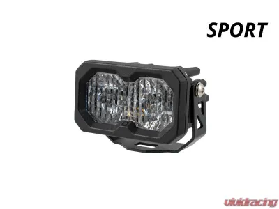 Diode Dynamics C2 2.0 Sport White Flood Standard ABL Single - DD8095S