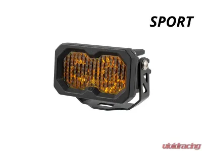 Diode Dynamics C2 2.0 Sport Yellow Flood Standard ABL Single - DD8097S