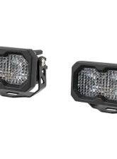 Diode Dynamics C2 2.0 Pro White Flood Standard RBL Pair                                     - DD8108P - Image 9