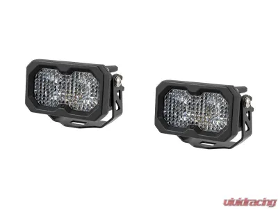 Diode Dynamics C2 2.0 Pro White Flood Standard RBL Pair - DD8108P