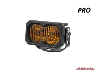 Diode Dynamics C2 2.0 Pro Yellow Flood Standard ABL Single - DD8109S