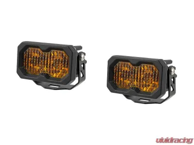 Diode Dynamics C2 2.0 Max Yellow Combo/Driving Standard ABL Pair - DD8114P