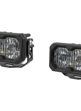 Diode Dynamics C2 2.0 Max White Flood Standard RBL Pair                                     - DD8116P - Image 2