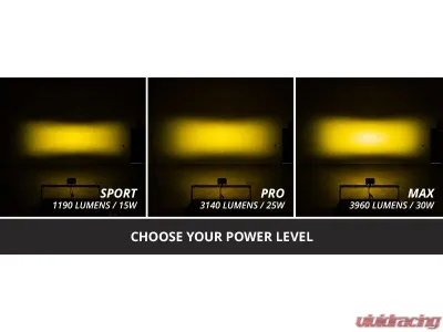 Diode Dynamics C2 2.0 Max Yellow Flood Standard ABL Single - DD8117S
