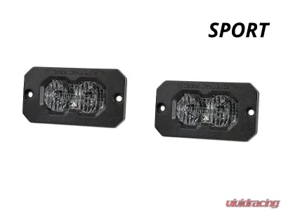 Diode Dynamics C2 2.0 Sport White Flood Flush RBL Single - DD8120S
