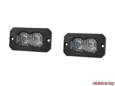 Diode Dynamics C2 2.0 Pro White Flood Flush RBL Pair - DD8124P