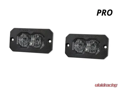 Diode Dynamics C2 2.0 Pro White Flood Flush RBL Pair - DD8124P