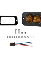 Diode Dynamics C2 2.0 Max Yellow Flood Flush ABL Single                                     - DD8129S - Image 6