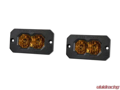 Diode Dynamics C2 2.0 Max Yellow Combo/Driving Flush ABL Pair - DD8131P