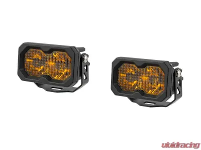 Diode Dynamics C2 2.0 Max Yellow Driving Standard ABL Pair - DD8243P