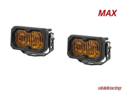 Diode Dynamics C2 2.0 Max Yellow Driving Standard ABL Pair - DD8243P