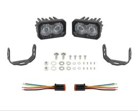 Diode Dynamics C2R 2pc White Flood Standard LED Pod