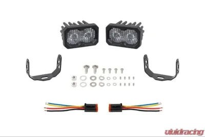 Diode Dynamics C2R 2pc White Flood Standard LED Pod - DD8450P