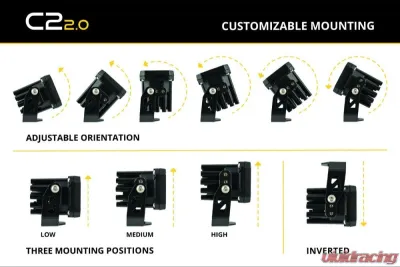 Diode Dynamics C2R 1pc White Flood Standard LED Pod - DD8450S