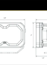 Diode Dynamics C2R 1pc White Flood Standard LED Pod                                     - DD8450S - Image 9