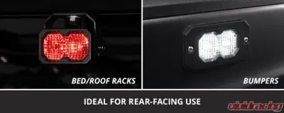 Diode Dynamics C2R 2pc White Flood Flush Mount LED Pod - DD8573P