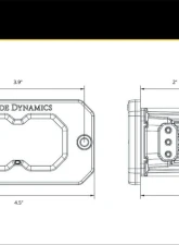 Diode Dynamics C2R 2pc White Flood Flush Mount LED Pod                                     - DD8573P - Image 8