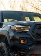 Diode Dynamics Sequential LED Projector with Selectable DRL Toyota Tacoma 2016-2023                                     - FL0001 - Image 7
