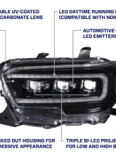 Diode Dynamics Sequential LED Projector with Selectable DRL Toyota Tacoma 2016-2023                                     - FL0001 - Image 8