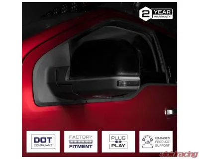 Diode Dynamics Mirror Lights (Smoked) Ford F-150 2015-2020 - FL0027