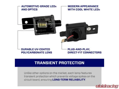 Diode Dynamics LED Door Lights Set Tesla Model 3 | S | X | Y 2012-2024 - FL0060