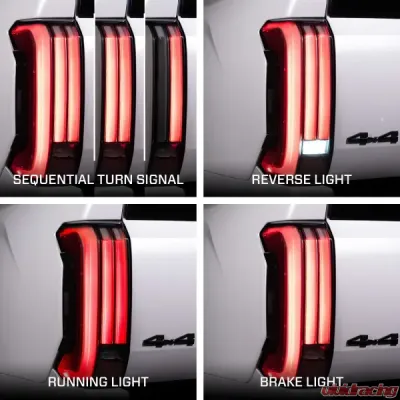 Diode Dynamics LED Tail Lights Red Pair Toyota Tundra 2022-2025 - FL0078
