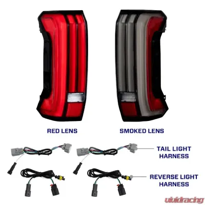 Diode Dynamics LED Tail Lights Red Pair Toyota Tundra 2022-2025 - FL0078