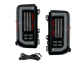 Diode Dynamics Pair Smoked LED Tail Lights Ford Bronco 2021-2025