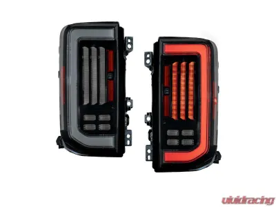 Diode Dynamics Pair Smoked LED Tail Lights Ford Bronco 2021-2025 - FL0086