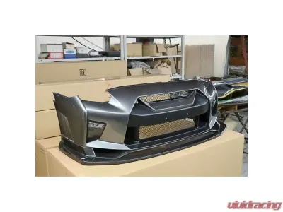 Voltex Front Bumper with Front Fenders without Ducts Nissan GTR 2009-2021 - VL-35R-FA-D
