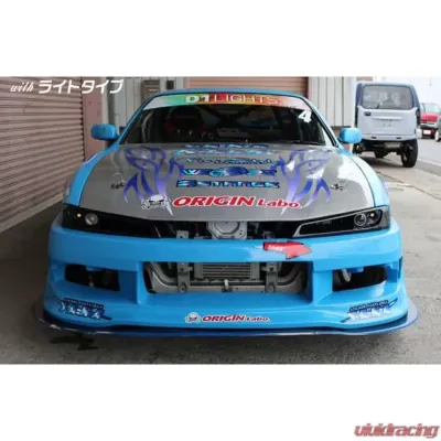 Origin Lab FRP Left Combat Eye w/ Air Duct Nissan Silvia S14 Kouki 1997-1998 - D222-02-LH