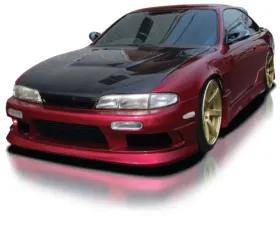Origin Lab Stream Front Bumper Nissan Silvia S14 Zenki 1995-1996