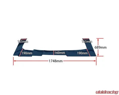 Origin Lab Racing Line Rear Under Panel Carbon Nissan 180SX - D154-RU-CARBON