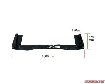 Origin Lab Racing Line Rear Under Panel Type 2 Carbon Nissan 180SX - D169-RU