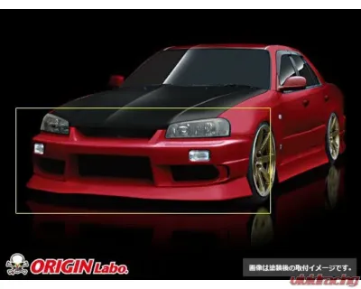 Origin Lab Streamline Front Bumper Nissan R34 Skyline 1998-2002 - D72-FB