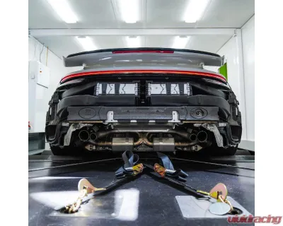 VF Engineering Titanium Valved Catback Exhaust System Porsche 911 Turbo | Turbo S 2019-2024 - VFE.POR.92T.TIV