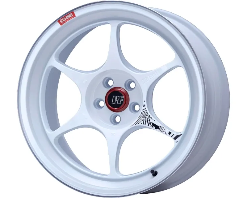 Enkei Wheels PF06 16x7 5x100 45mm White Machined - 545-670-8045WM